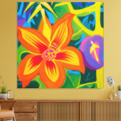 Schöne Passionsfruchtmalerei Leinwanddruck (Insitu (Wohnzimmer))