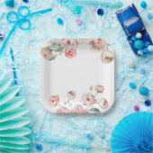 Schöne Pastel Babydusche Pappteller (Party)