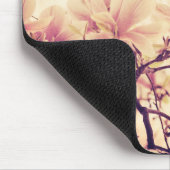 Schöne Pastel Magnolia Blume Mousepad (Ecke)