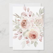 Schöne Pastel Polterabend Einladung (Rückseite)