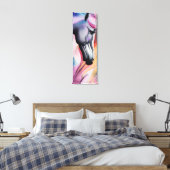 Schöne Pastel Unicorn Leinwanddruck (Insitu (Schlafzimmer))