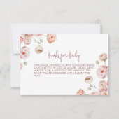 Schöne Pastelbücher für Baby Dankeskarte (Vorderseite)