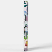 Schöne Pastell Aquarellblüte mit Monogramm Case-Mate iPhone Hülle (Rückseite / Rechts)