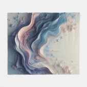 Schöne Pastell-Hintergrund – Sanftes Träumerisches Fleecedecke (Vorderseite (Horizontal))