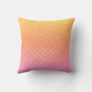 Schöne Pastell-Hypnotische Diamant-Moderne Pop-Art Kissen