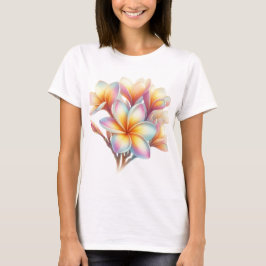 SCHÖNE PASTELL-SOMMER-PLUMERIENBLÜTEN T-Shirt