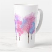 Schöne Pastellbäume Milchtasse (Rechte Ecke)