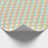 Schöne Pastellfarben Muster Geschenkpapier (Ecke)