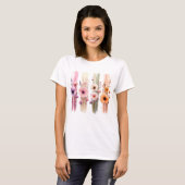 SCHÖNE PASTELLFARBENE MOHNBLUMEN T-Shirt (Vorne ganz)
