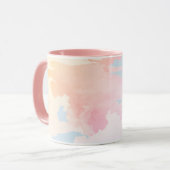 Schöne pastellfarbene Wolken Tasse (Vorderseite Links)