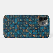 Schöne Patchwork-"Optik" in Dunkel-Teal Case-Mate iPhone Hülle (Rückseite (Horizontal))