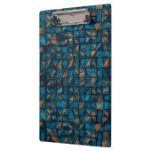 Schöne Patchwork-"Optik" in Dunkel-Teal Klemmbrett (Links)