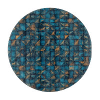 Schöne Patchwork-Optik in Dunkel-Türkis