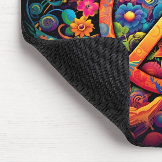 Schöne Peace Mouse Pad Mousepad (Ecke)