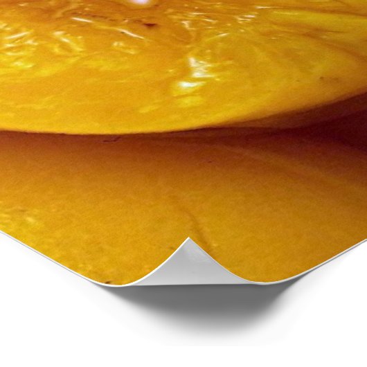 Schöne Peach halves Poster (Ecke)