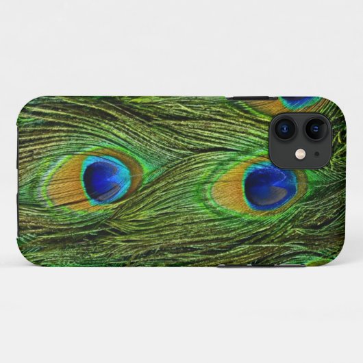 Schöne Peacock Feathers Case-Mate iPhone Hülle (Rückseite (Horizontal))