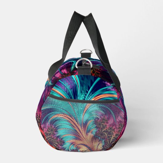 Schöne Peacock Feathers Duffle Bag (Rechts)