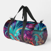 Schöne Peacock Feathers Duffle Bag (Rechte Ecke)