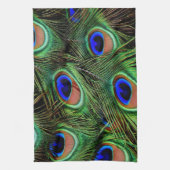 Schöne Peacock Feathers  Geschirrtuch (Vertikal)