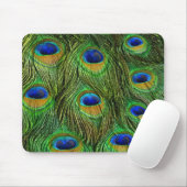 Schöne Peacock Feathers Mousepad (Mit Mouse)