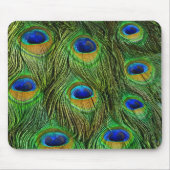 Schöne Peacock Feathers Mousepad (Vorne)