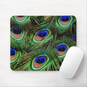 Schöne Peacock Feathers Mousepad