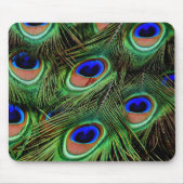 Schöne Peacock Feathers Mousepad (Vorne)