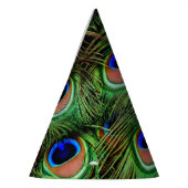 Schöne Peacock Feathers Partyhütchen (Links)