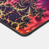 Schöne Peacock Feathers Schreibtischunterlage (Ecke)