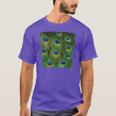 Schöne Peacock Feathers T-Shirt (Vorderseite)