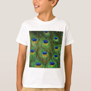 Schöne Peacock Feathers T-Shirt