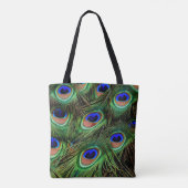 Schöne Peacock Feathers Tasche (Rückseite)