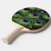 Schöne Peacock Feathers Tischtennis Schläger (Vorderseite)