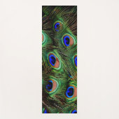 Schöne Peacock Feathers Yogamatte (Vorderseite)