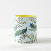 Schöne Peacock Pattern-Tasse Tasse (Zentrum)