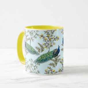 Schöne Peacock Pattern-Tasse Tasse