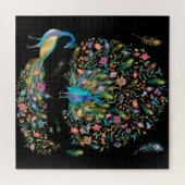 Schöne Peakocks Puzzle (Horizontal)