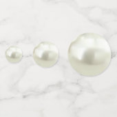 Schöne Pearls Beach Hochzeitstisch Confetti Konfetti (Rückseiten)