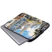 Schöne Pen- und Tintenskizze von San Francisco Laptopschutzhülle (Vorne Knopf)