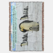 Schöne Penguin-Schrift 1 John 4:16 Decke (Vorderseite Vertikal)