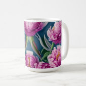 Schöne Peonings im Landgarten Kaffeetasse (VorderseiteRechts)
