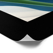 Schöne Peonings im Landgarten Poster (Ecke)