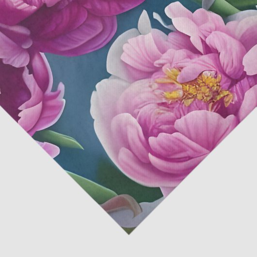 Schöne Peonings im Landgarten Seidenpapier (Ausschnitt)