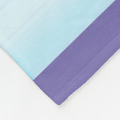 Schöne Periwinkle Sea Lion & Ball Fleecedecke (Ecke)