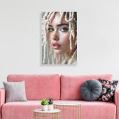 Schöne Perlen Leinwanddruck (Insitu (Wohnzimmer))