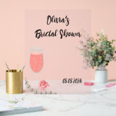 schöne Perlen und Brautparty der Staatsanwaltschaf Acrylschild (Hochzeit)