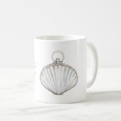 Schöne Perlenhandtasche Kaffeetasse (VorderseiteRechts)