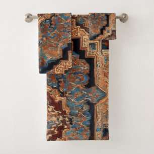 Schöne persische Alte Muster Beliebte Sammlung Badhandtuch Set