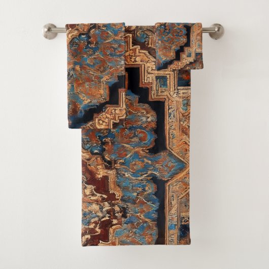 Schöne persische Alte Muster Beliebte Sammlung Badhandtuch Set (Insitu)