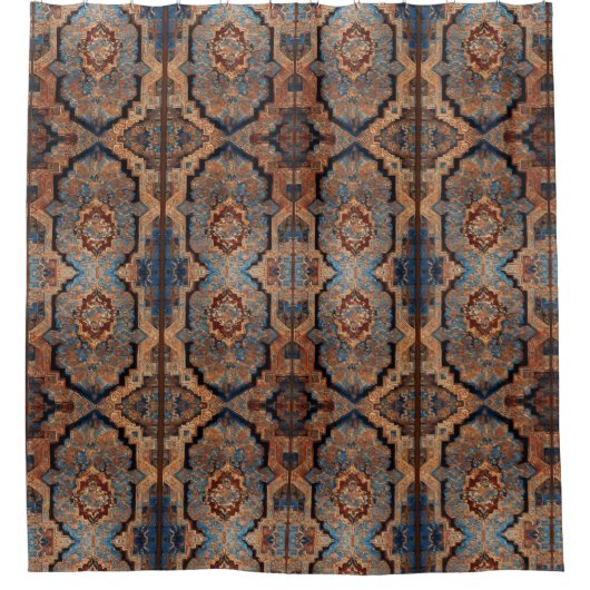 Schöne persische Alte Muster Beliebte Sammlung Duschvorhang (Vorderseite)